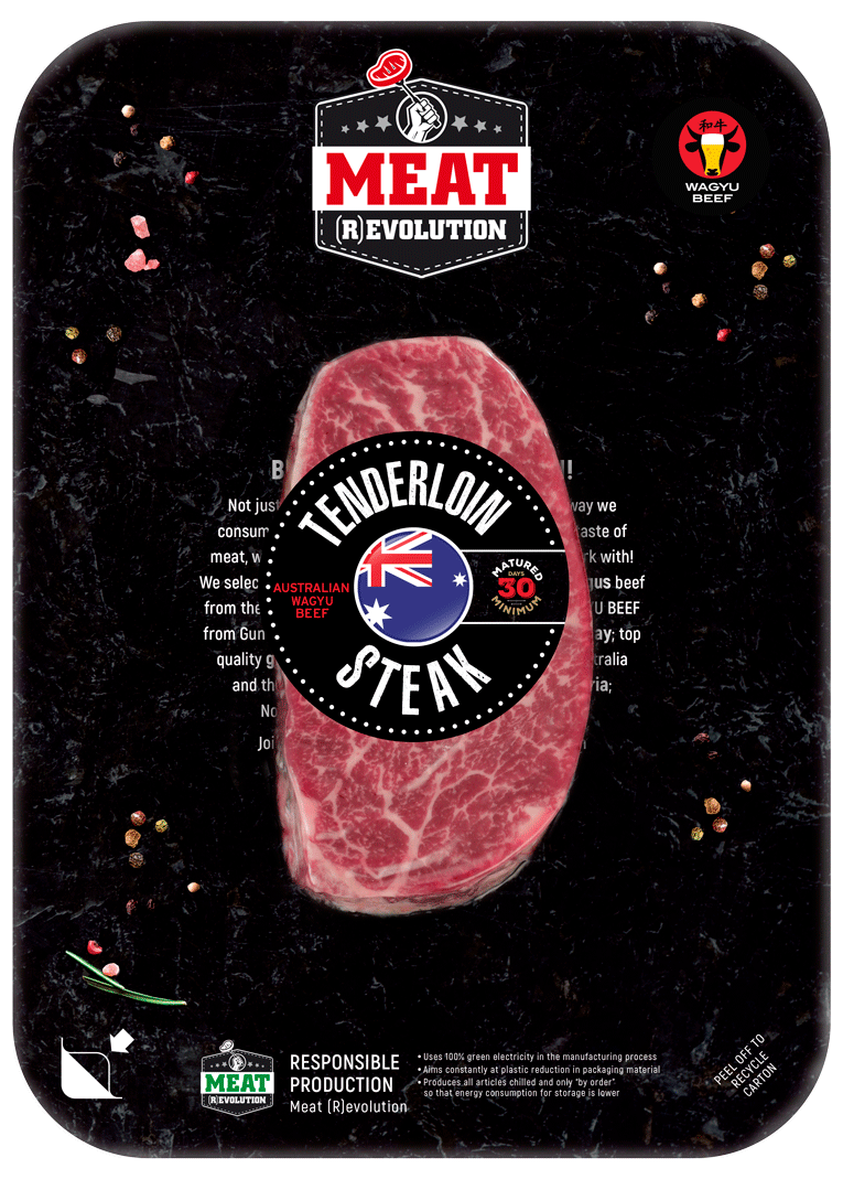 АВСТРАЛИЙСКИ WAGYU ТЕНДЪРЛОЙН СТЕК ОТ БОНФИЛЕ 200 гр.